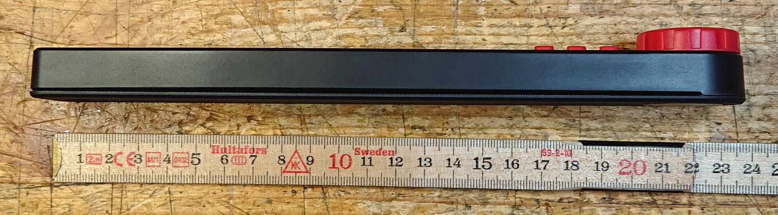 Digital vinkel med vattenpass.