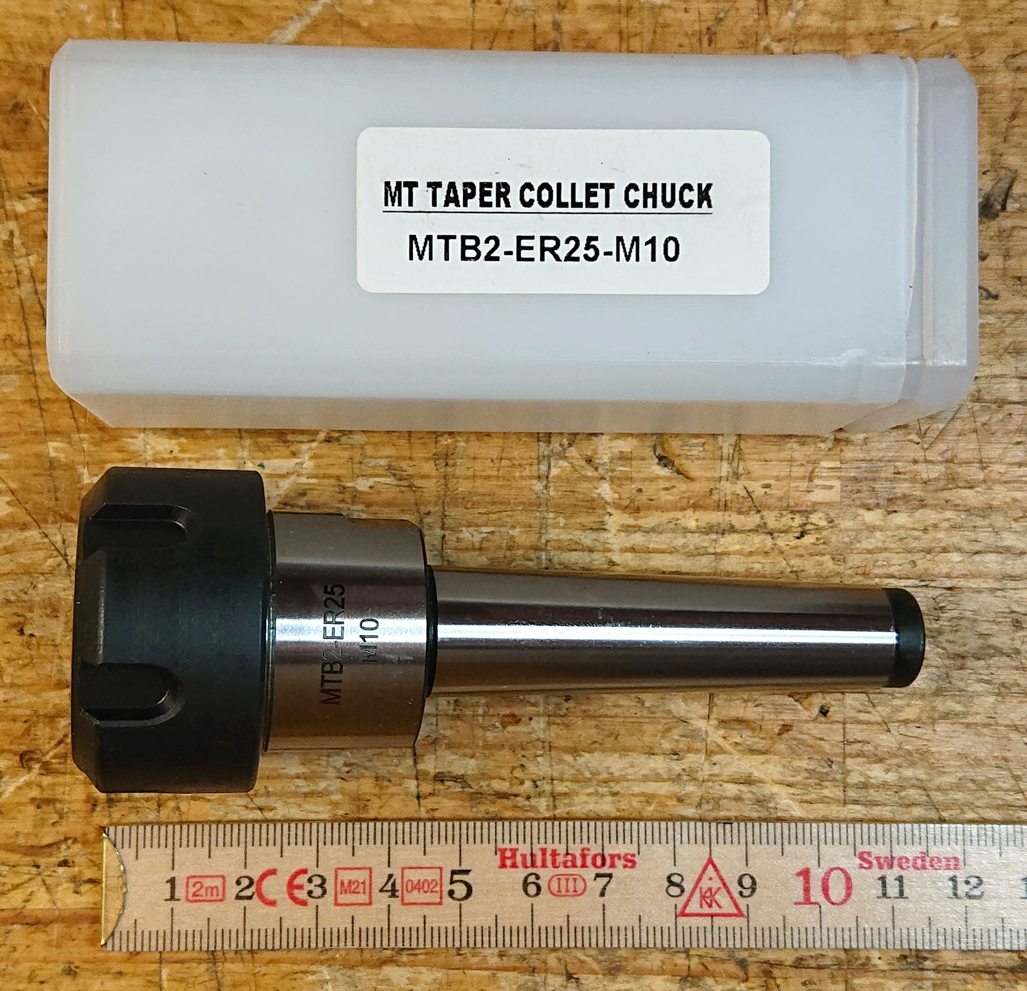 ER20 Fäste med MT1 kona, Tang