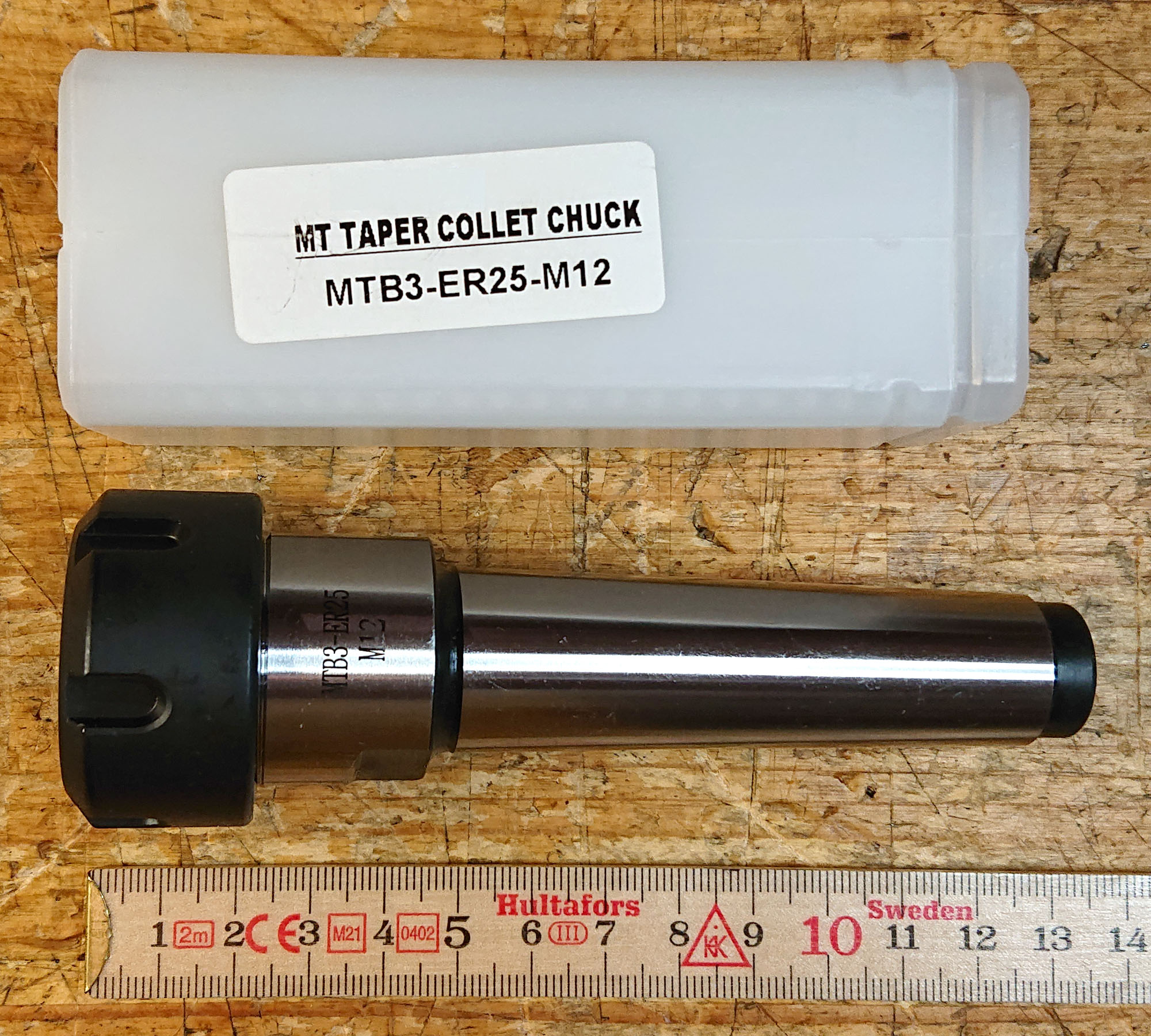 ER20 Fäste med MT1 kona, Tang