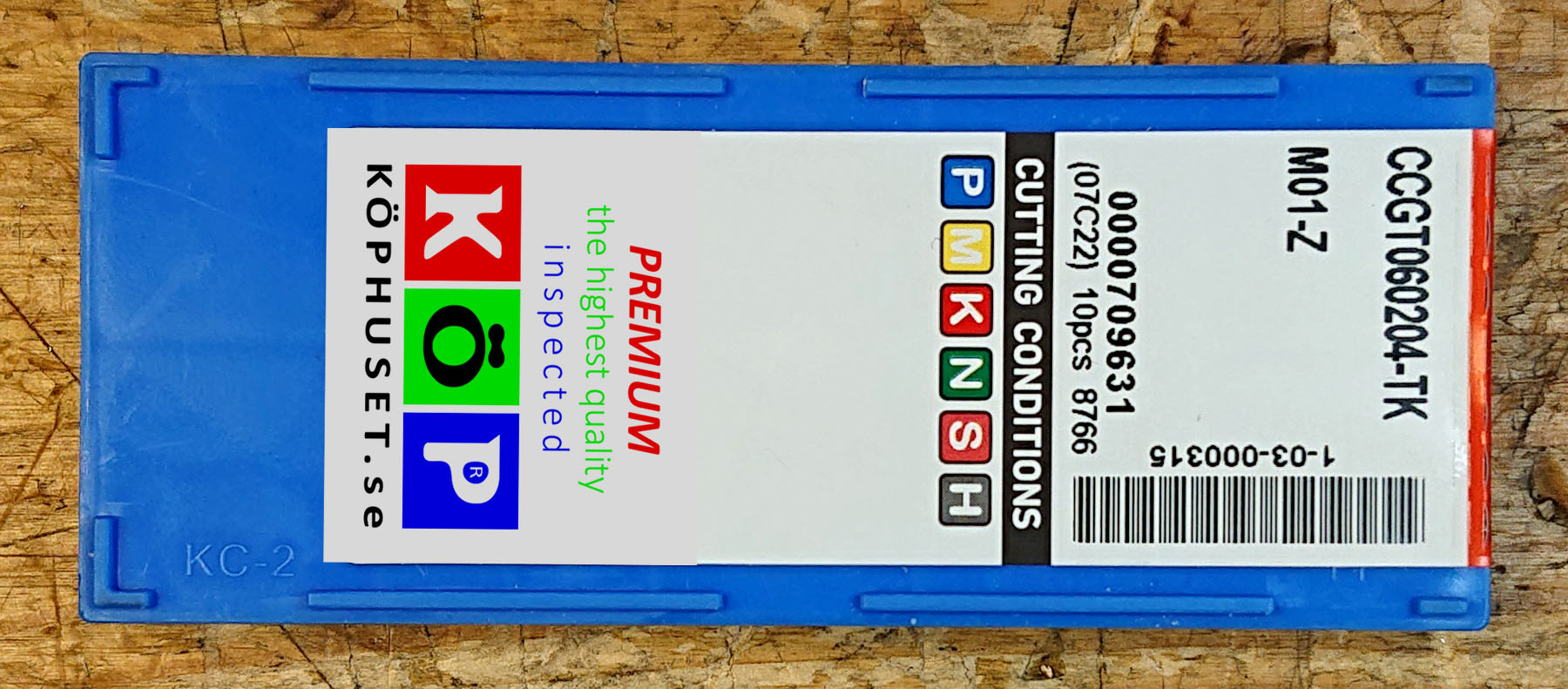 Svarvskär för aluminium.