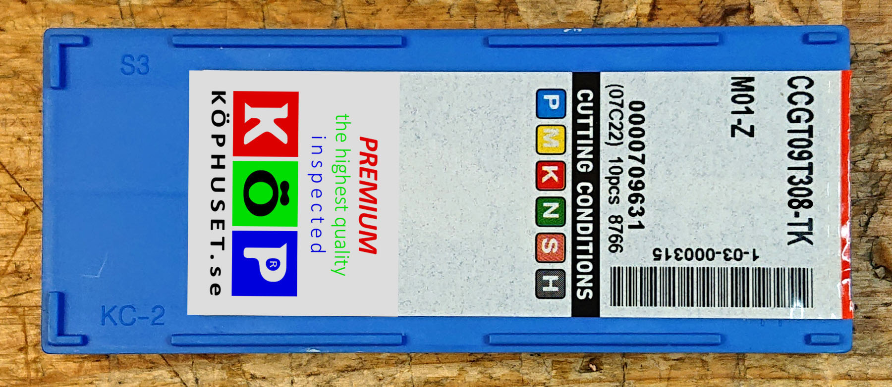 Svarvskär för aluminium.