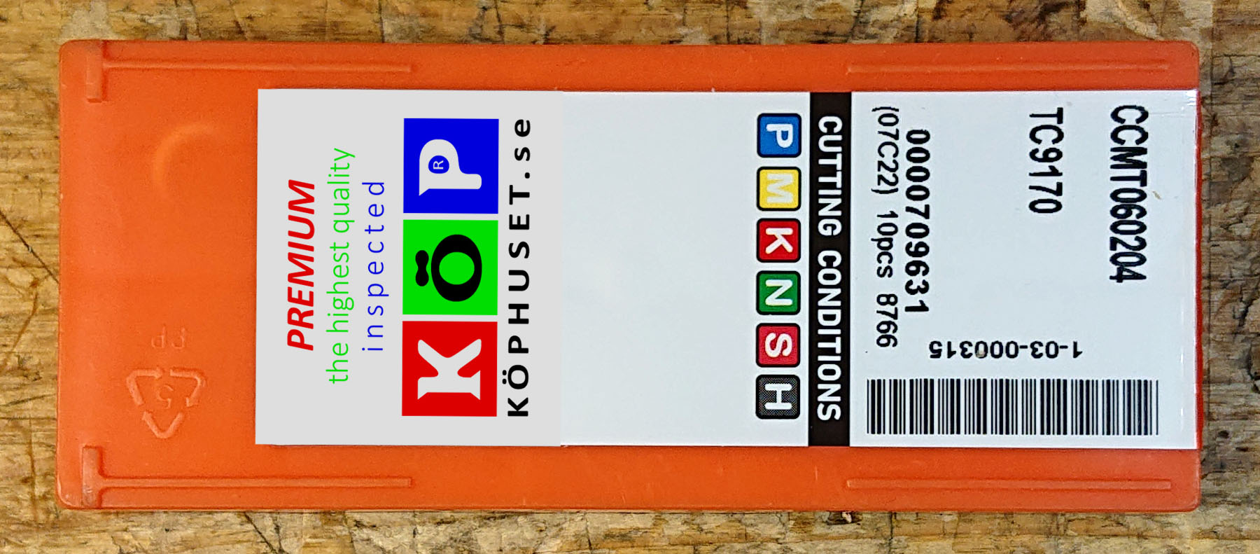 Svarvskär för hårt stål.