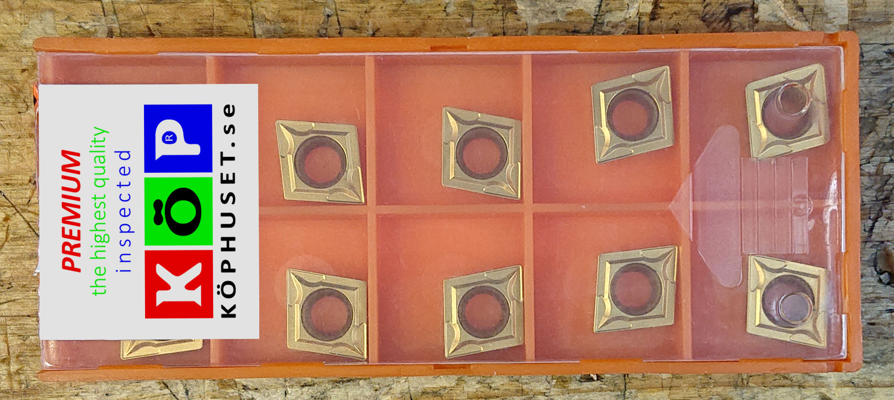 Svarvskär för hårt stål.