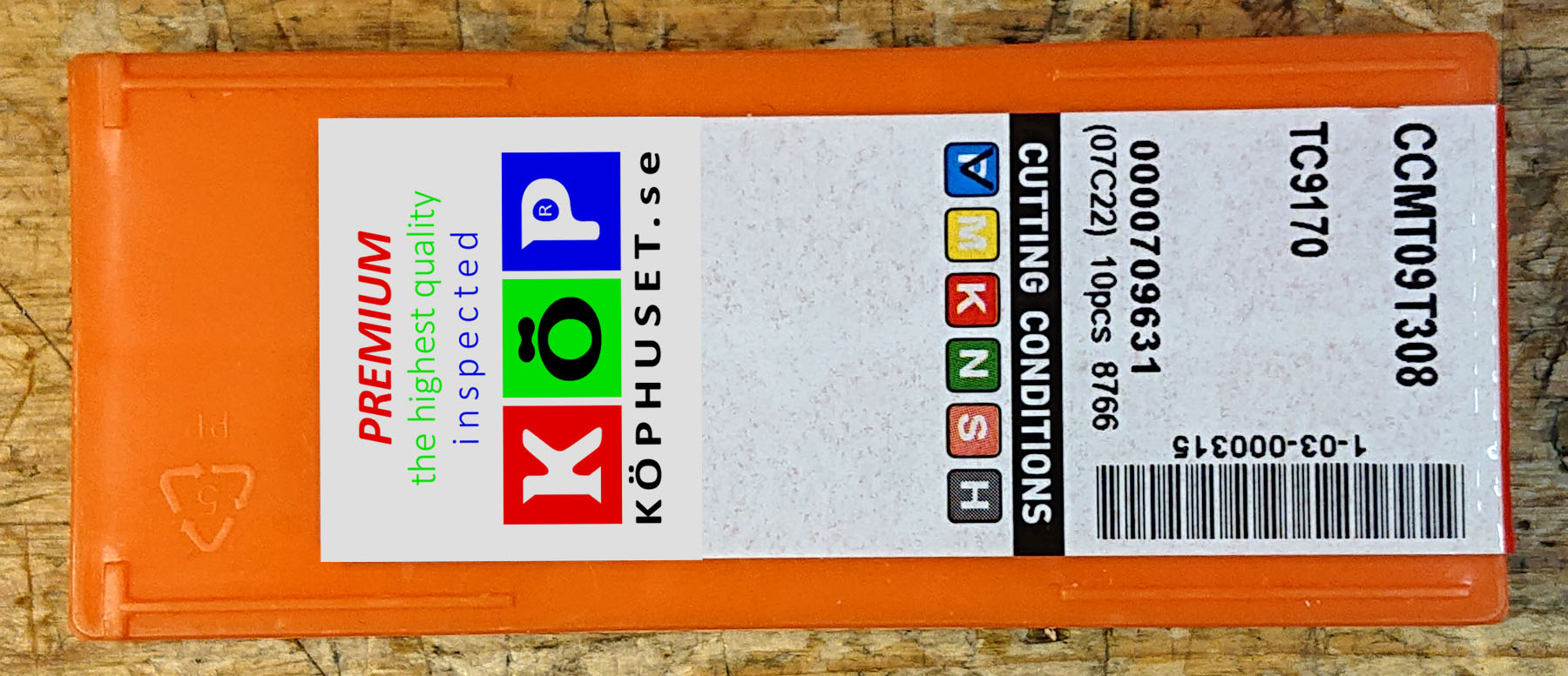 Svarvskär för hårt stål.