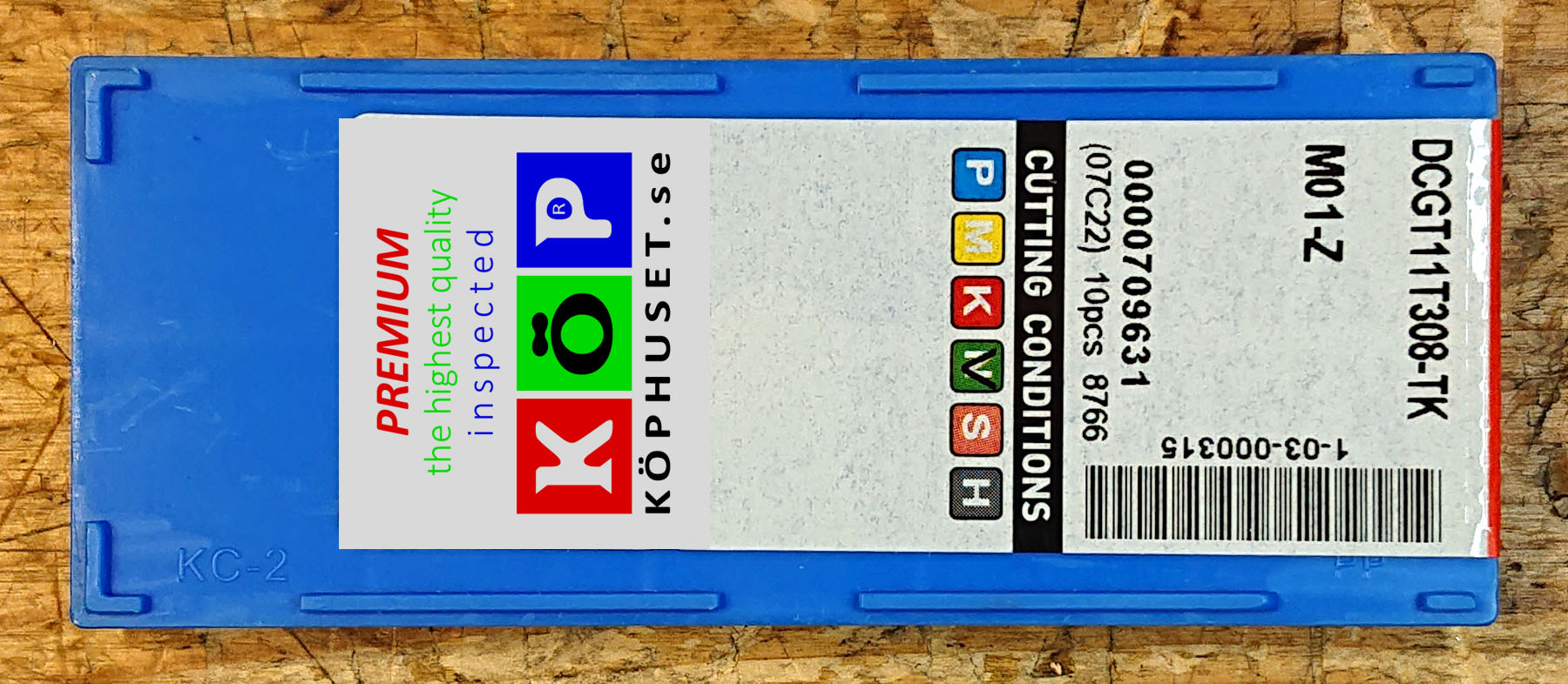 Svarvskär för aluminium.