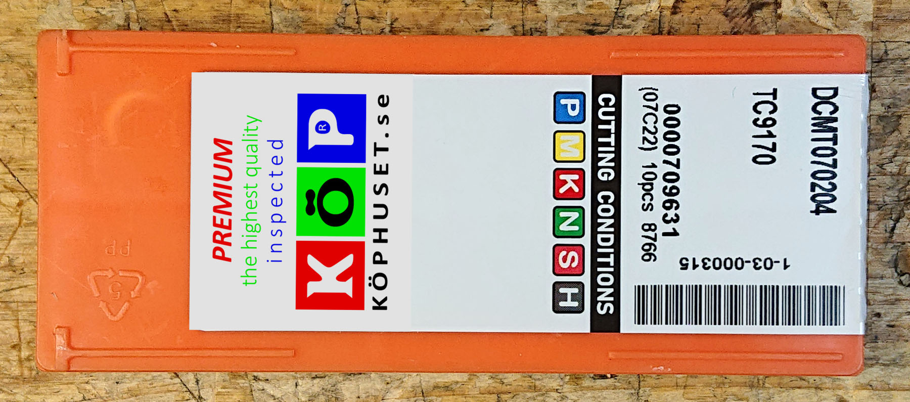 Svarvskär för hårt stål.