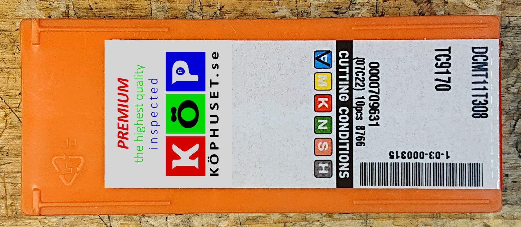 Svarvskär för hårt stål.