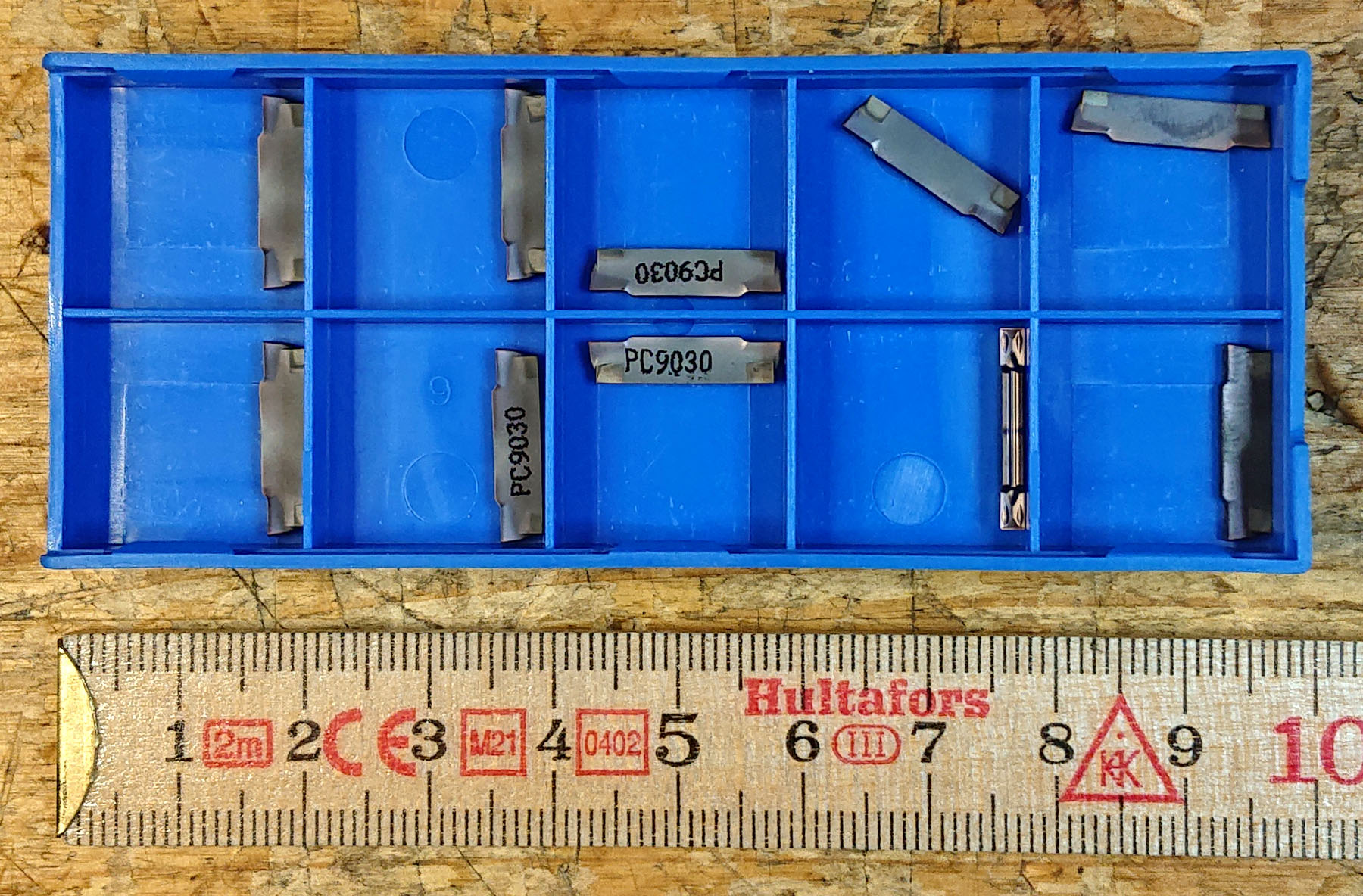 Avstickningsskär för hårt stål.