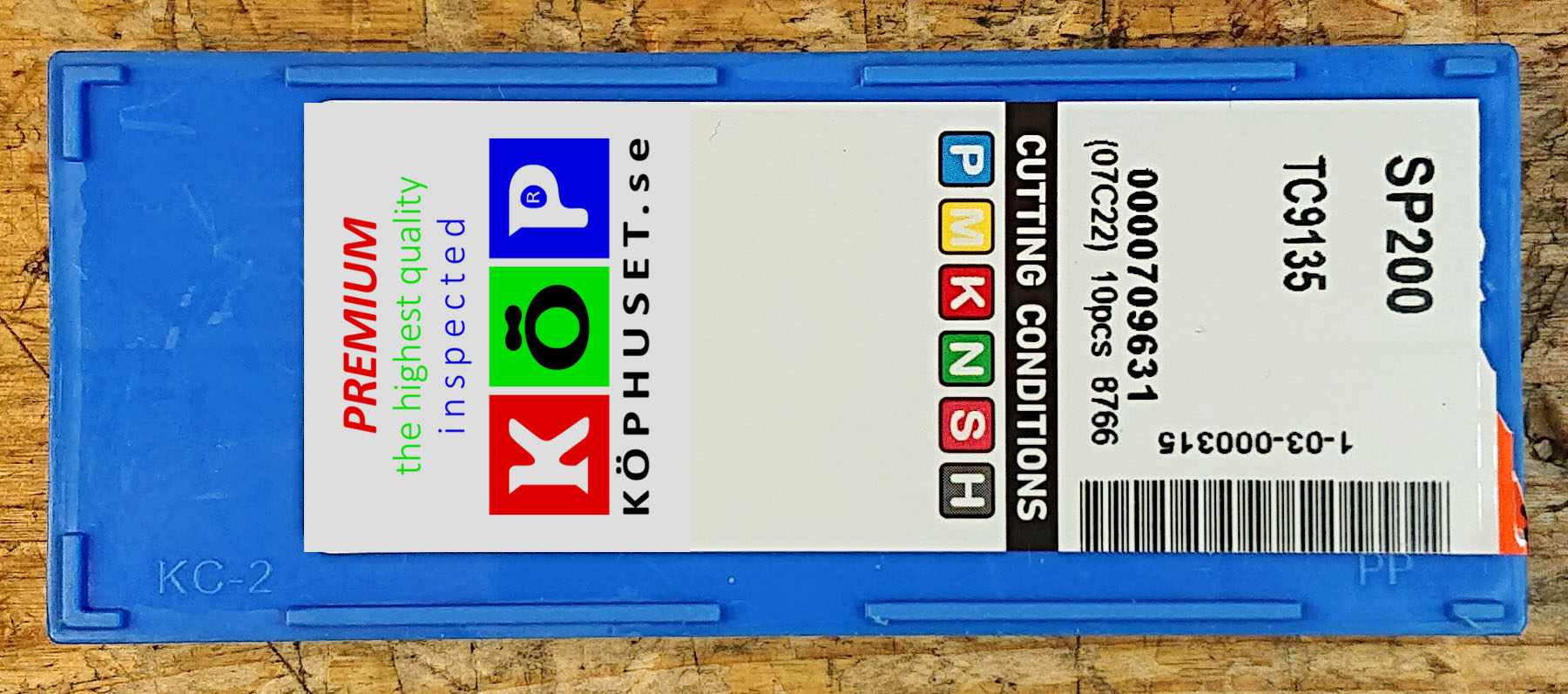 Avstickningsskär för hårt stål.