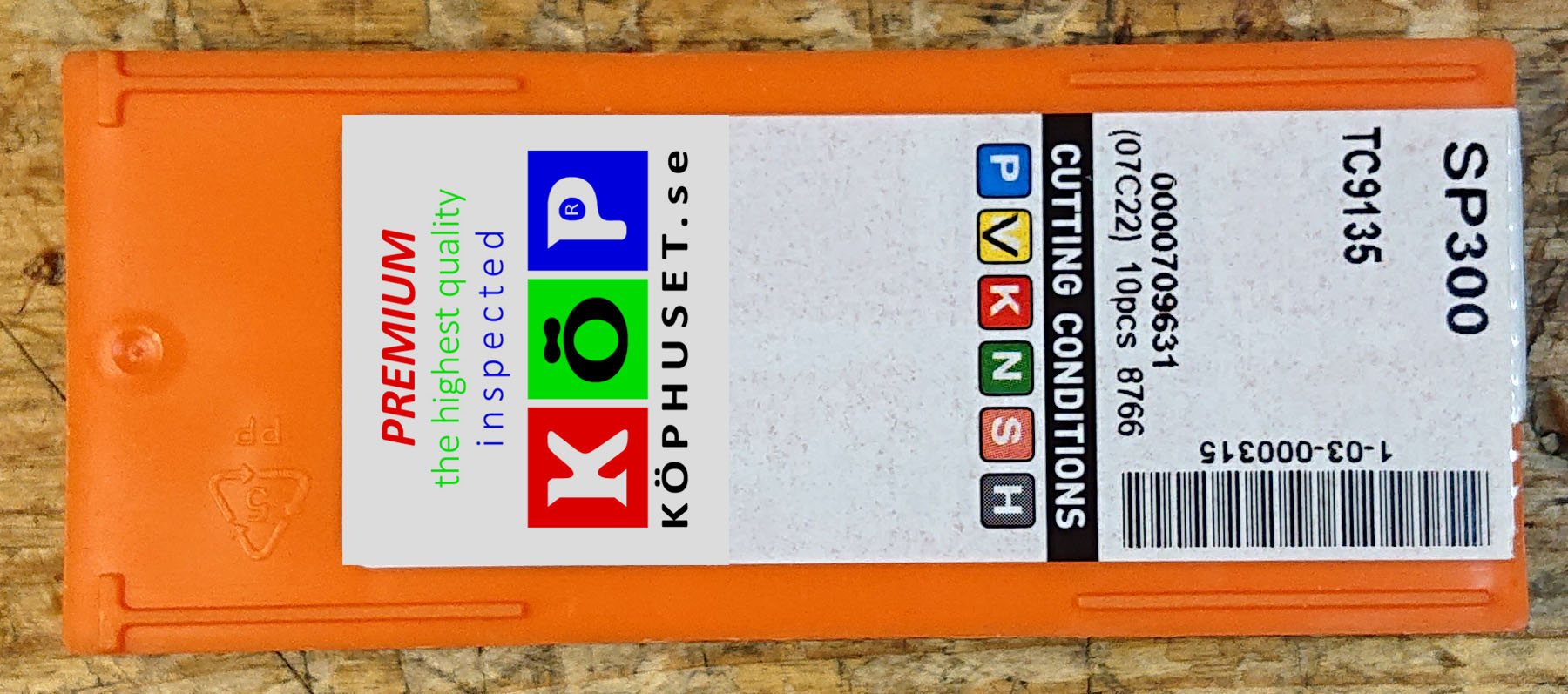 Avstickningsskär för hårt stål.