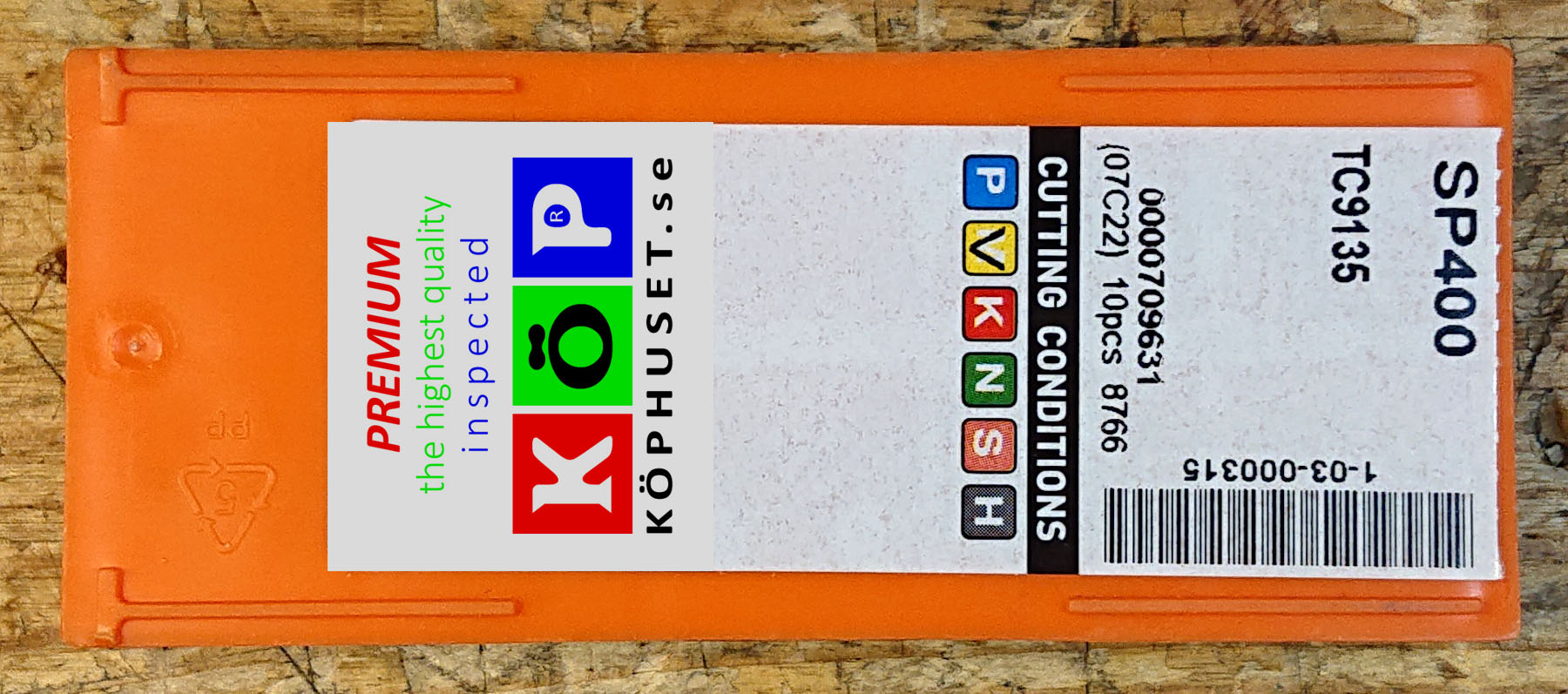 Avstickningsskär för hårt stål.