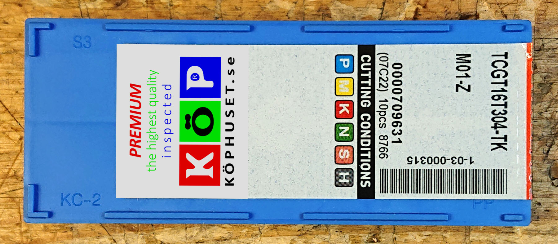 Svarvskär för aluminium.