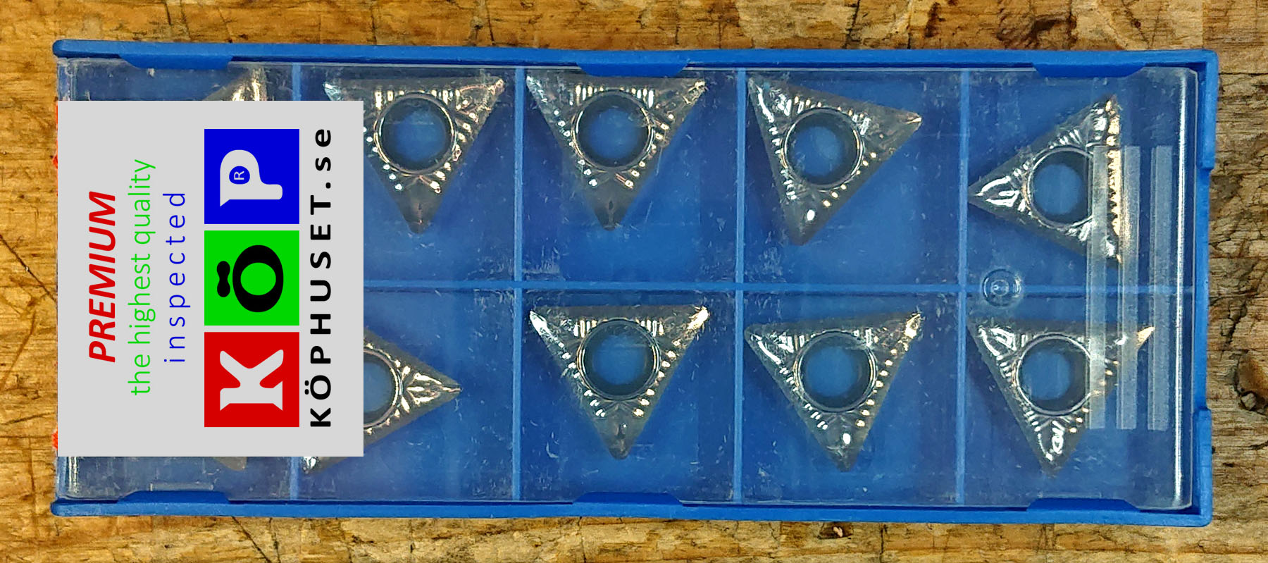 Svarvskär för aluminium.