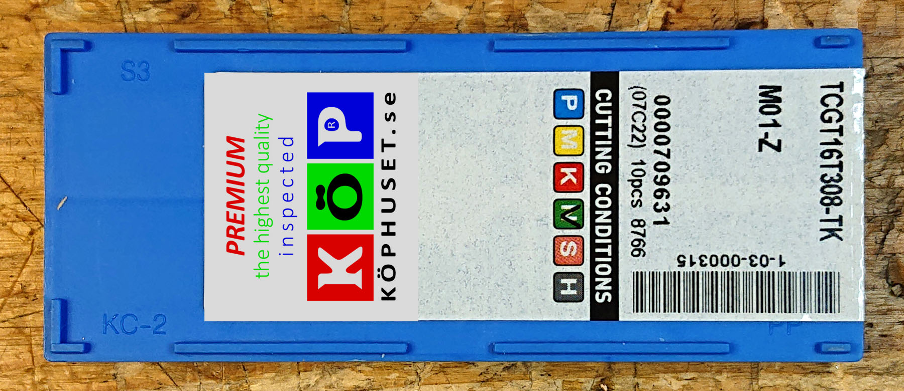 Svarvskär för aluminium.