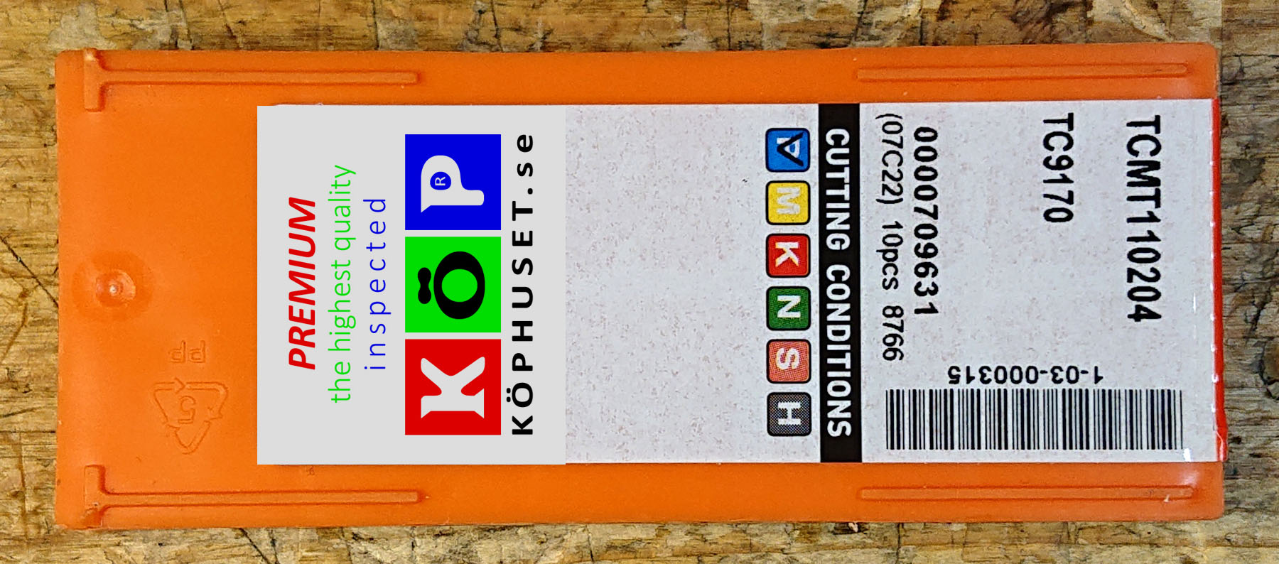 Svarvskär för hårt stål.