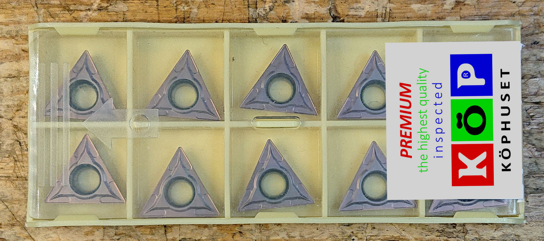 Svarvskär för hårt stål.