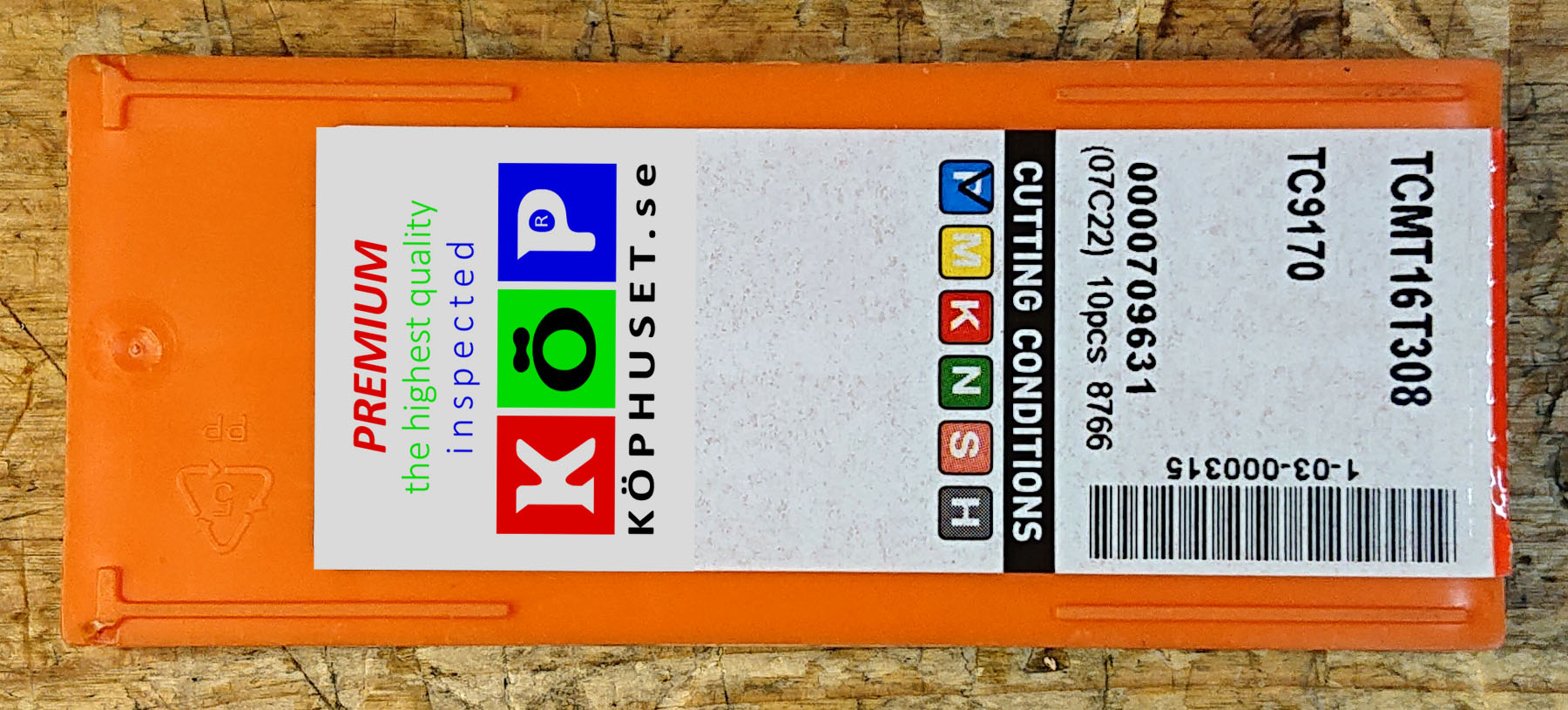 Svarvskär för hårt stål.