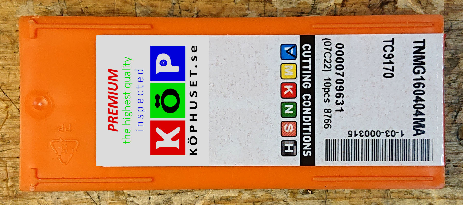 Svarvskär för hårt stål.