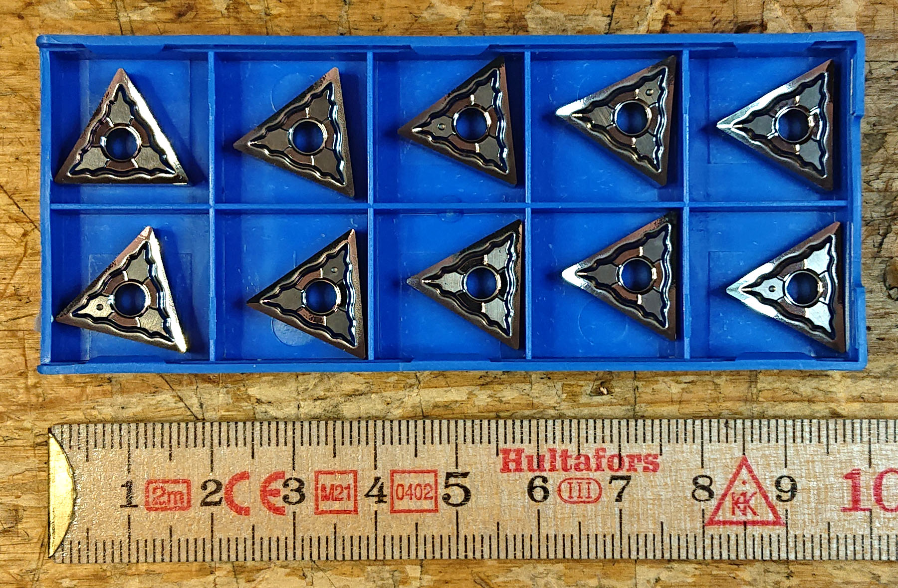 Svarvskär för aluminium.