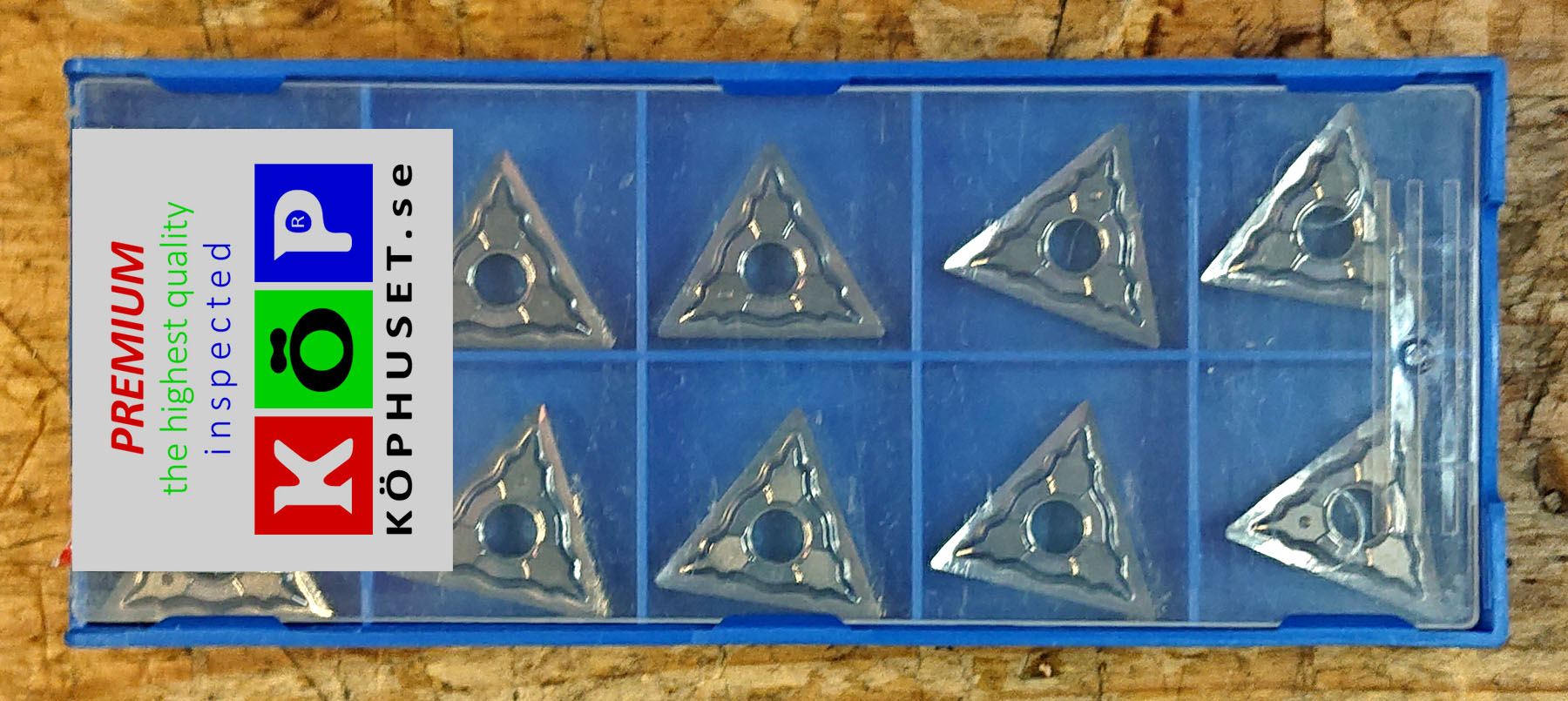 Svarvskär för aluminium.