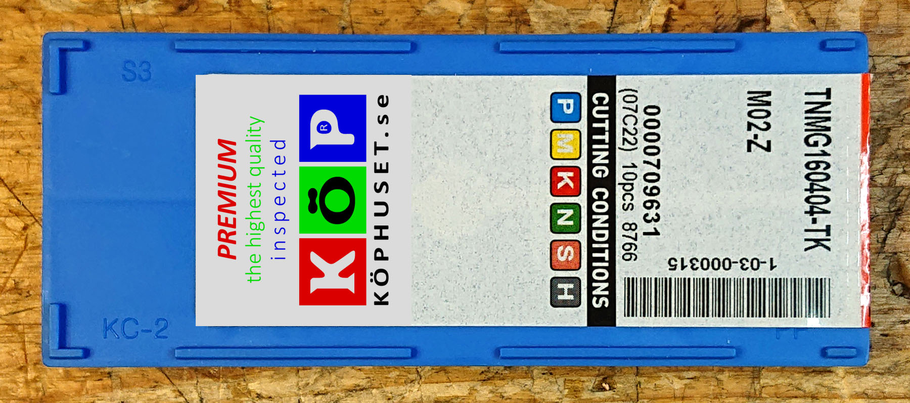 Svarvskär för aluminium.