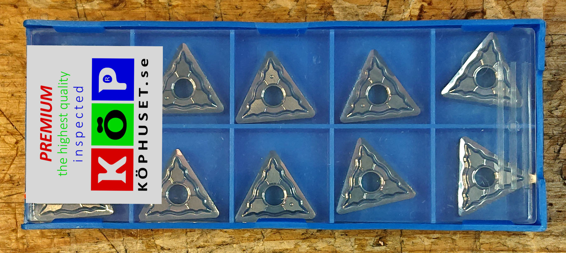 Svarvskär för aluminium.